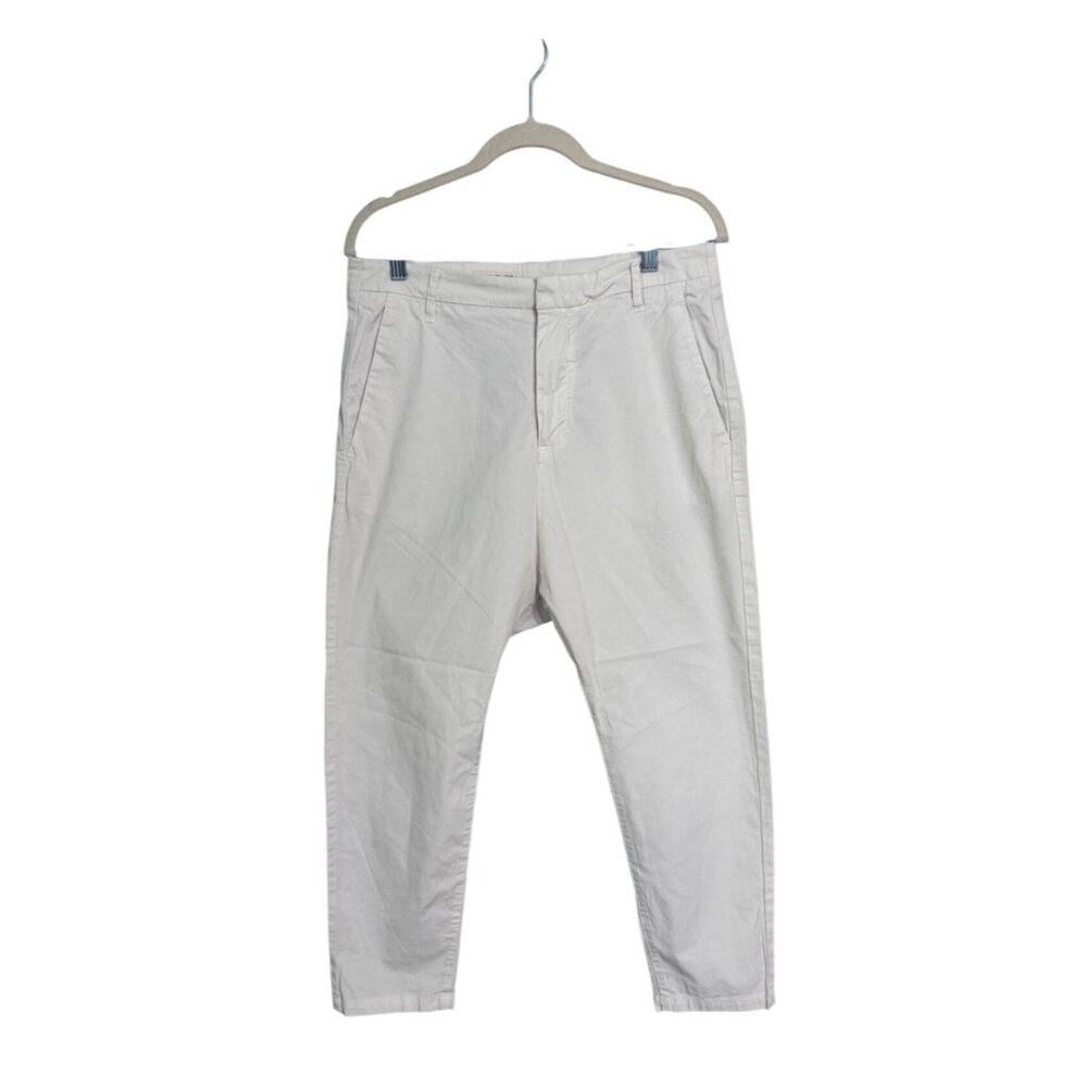 Nili Lotan Luna cotton pants‎ size 6 drop crotch baggy trousers designer quiet
